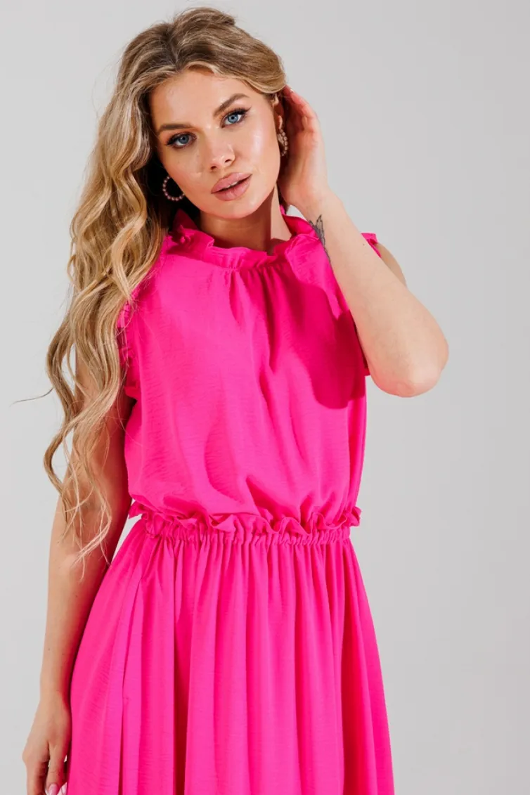 Sukienka Faufilure #S1470 rozovyj