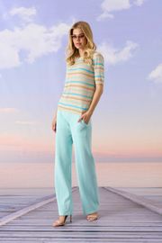 Джемпер Barbara Geratti арт. С4951BG песок/лазурь