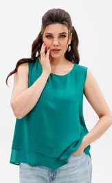 Bluzka Anelli Laurel 1349 Izumrudnoe spokojstvie