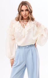 Костюм Golden Valley 6739 молочно-голубой