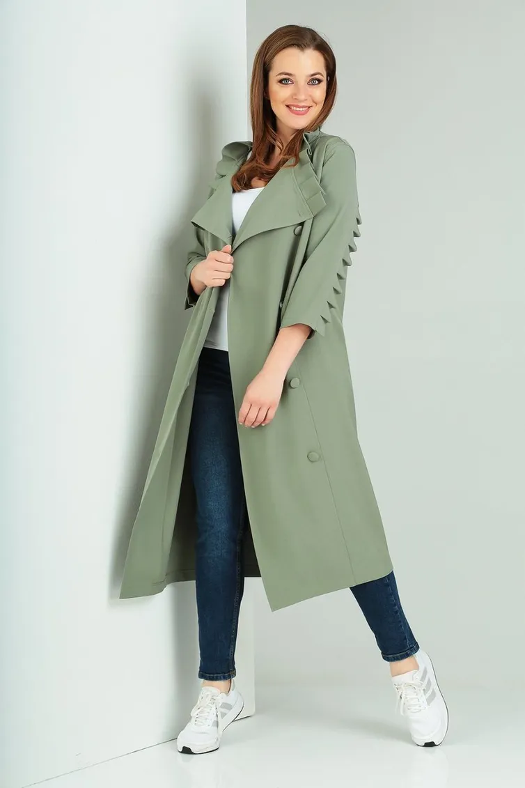 Sweter Vilena-fashion #702 zelenyj