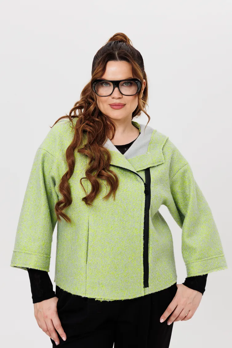 Garnitur Michel Chic #1357/1 salatovyj, chernyj