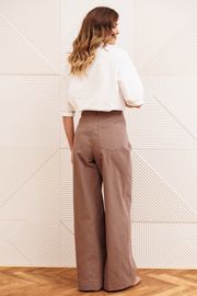 Spodnie GIZART #35377 kapuchino