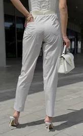Trousers PRATA wear S035 seryj