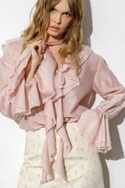 Блуза Pirs арт. 6561 пудровый