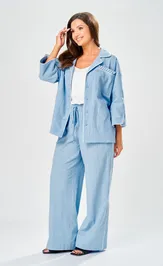 Костюм Ava fashion М-219 голубой