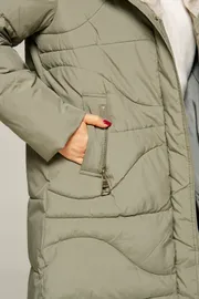 Coat Beautiful & Free #8012 olivkovyj
