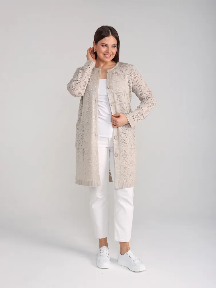 Sweter BONADI #2065 bezhevyj
