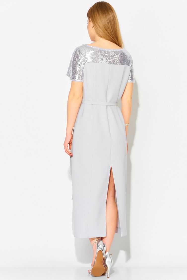Платье LAIKONY арт. L-114 светло-серый