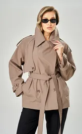 Тренч Ava fashion M-234 mokko