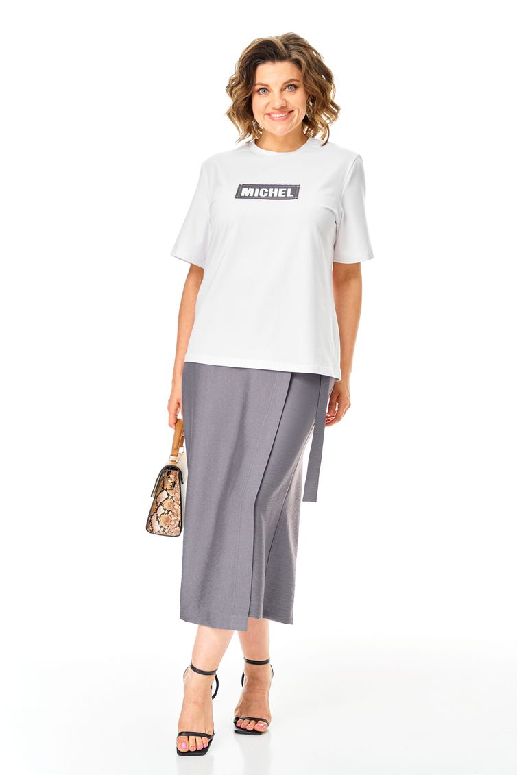 Костюм Michel Chic арт. 1336/1 белый, пепел