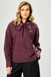 Blouse Ava fashion #M-235 bordovyj