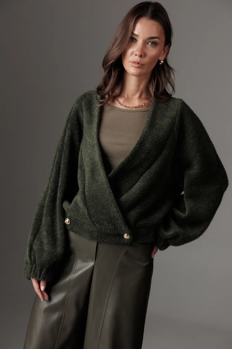 Кардиган Люше арт. 4508 зеленый