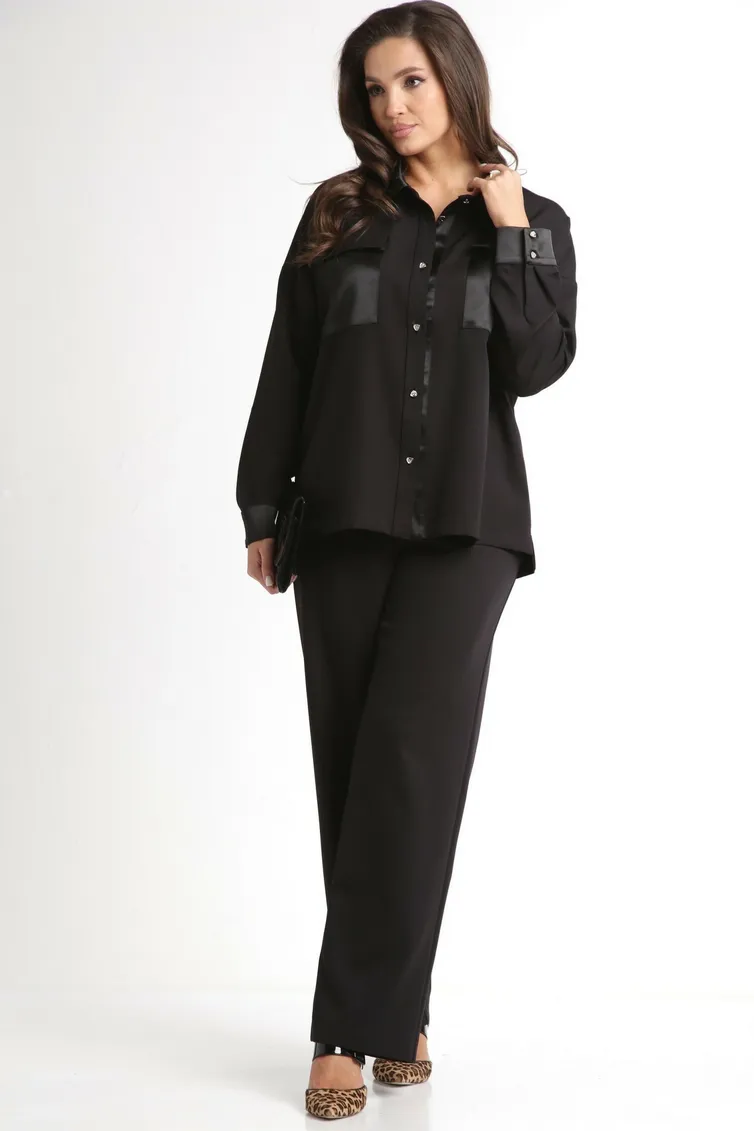 Garnitur Ladis Line #1534 chernyj