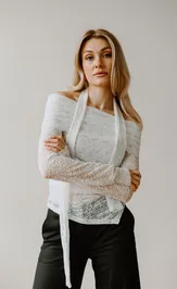 Jumper AEQU 220002-white