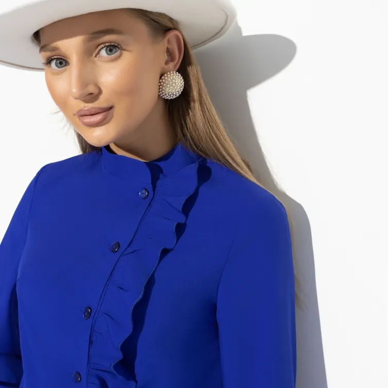 Bluzka CHARUTTI #Stilnyj benefis (extra blue)
