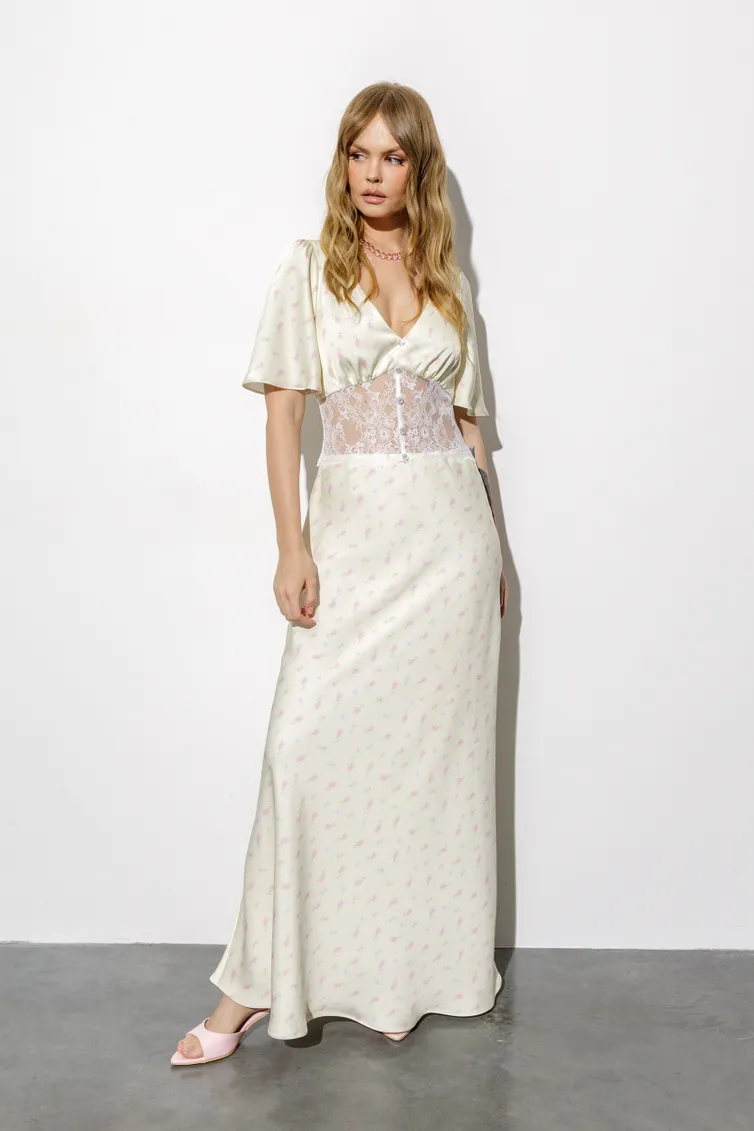 Dress Pirs #6662 pastelnyj zheltyj