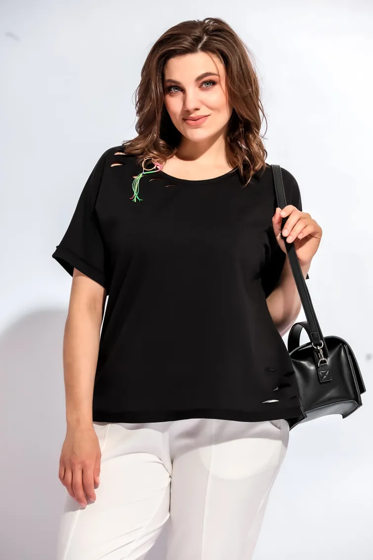 Blouse BegiModa #4003 chernyj