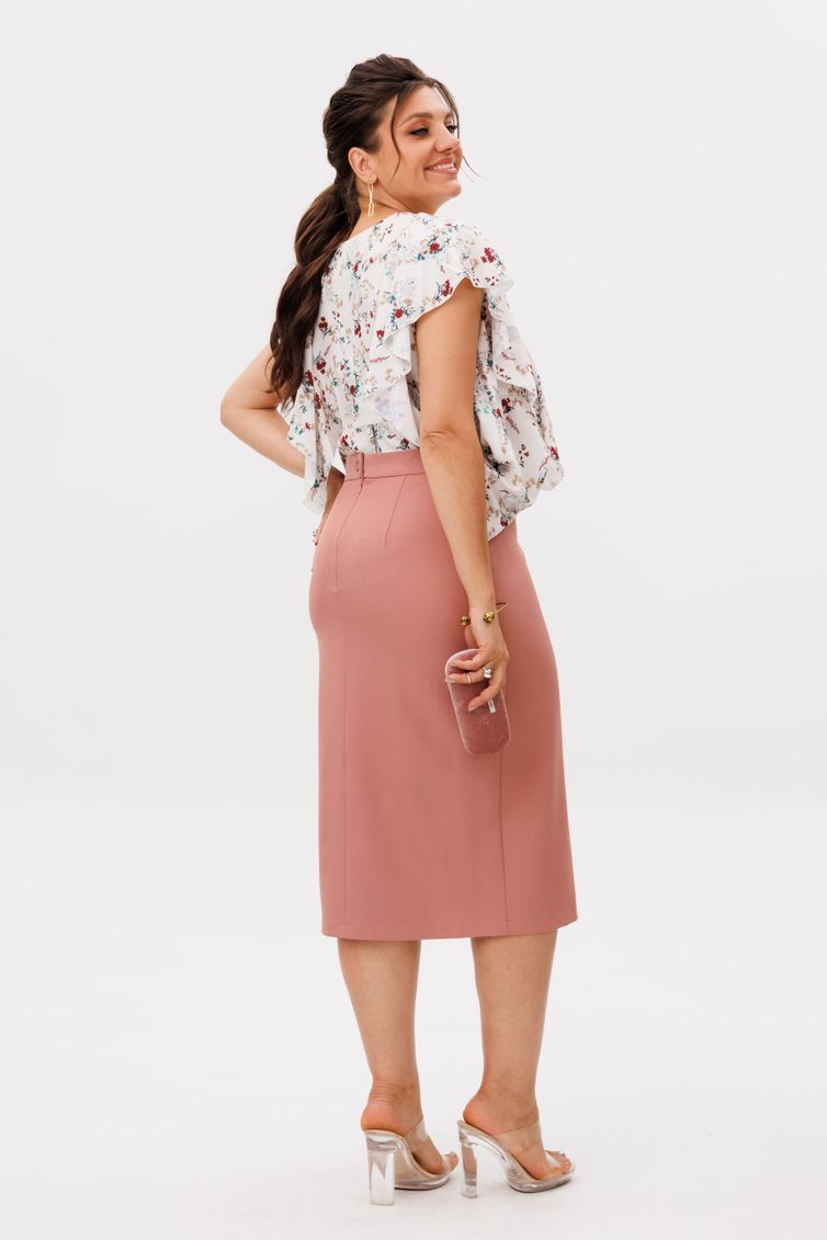 Юбка Anelli Laurel арт. 1648 карамельный силуэт