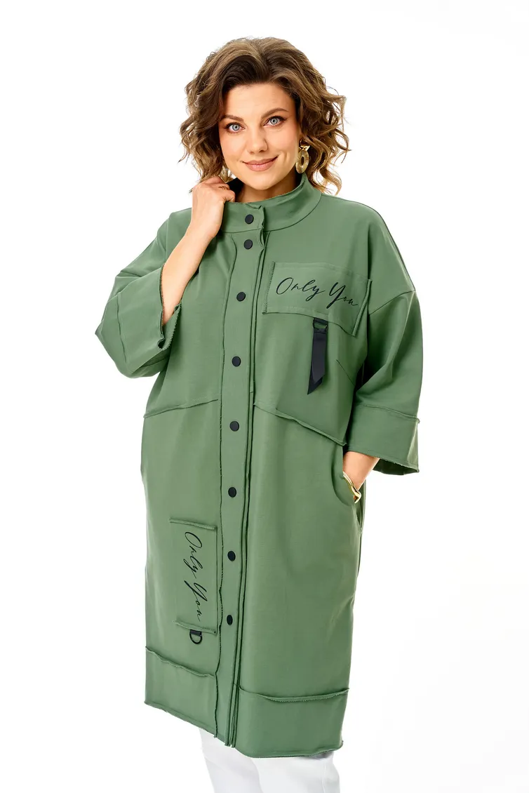 Cardigan Rumoda #2019 svetlo-zelenyj