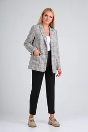 Zestaw Vilena-fashion #733 seraya kletka+chernyj