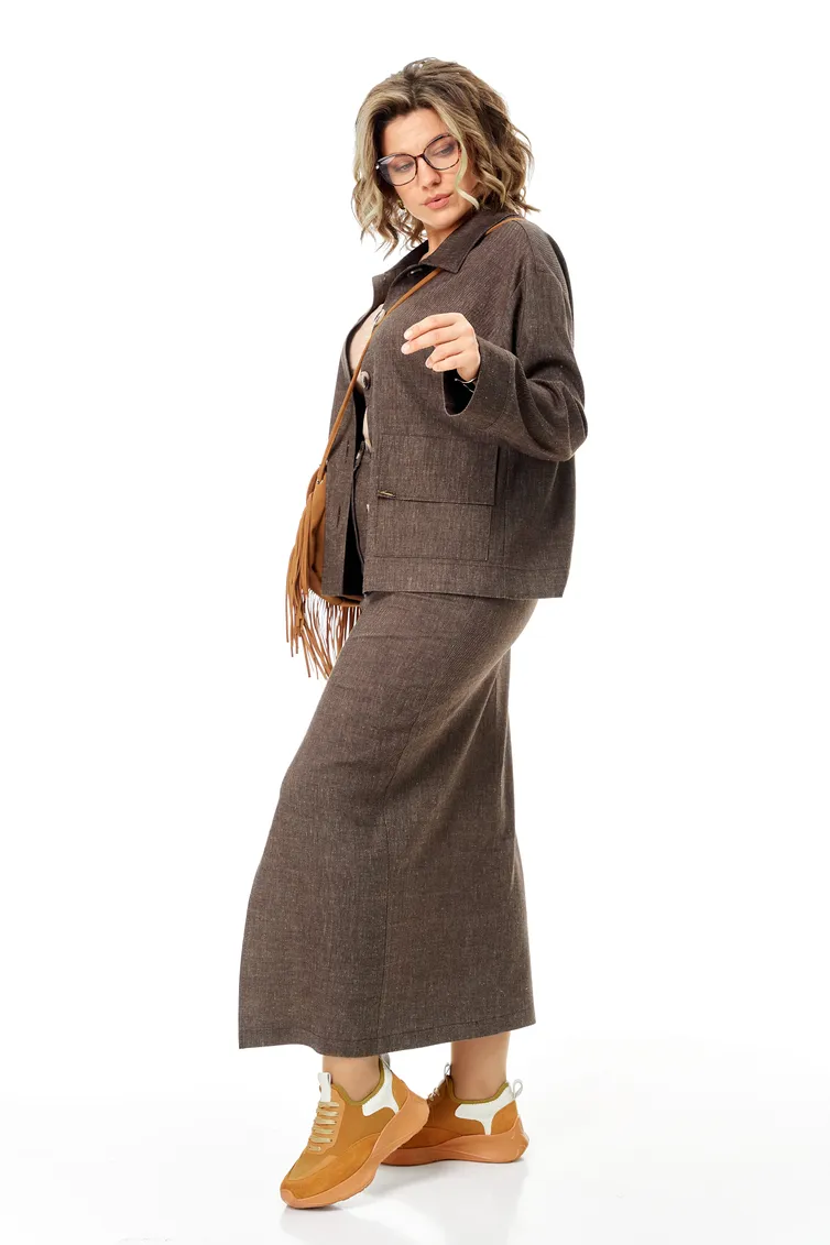 Garnitur Anastasia #1384 shokolad