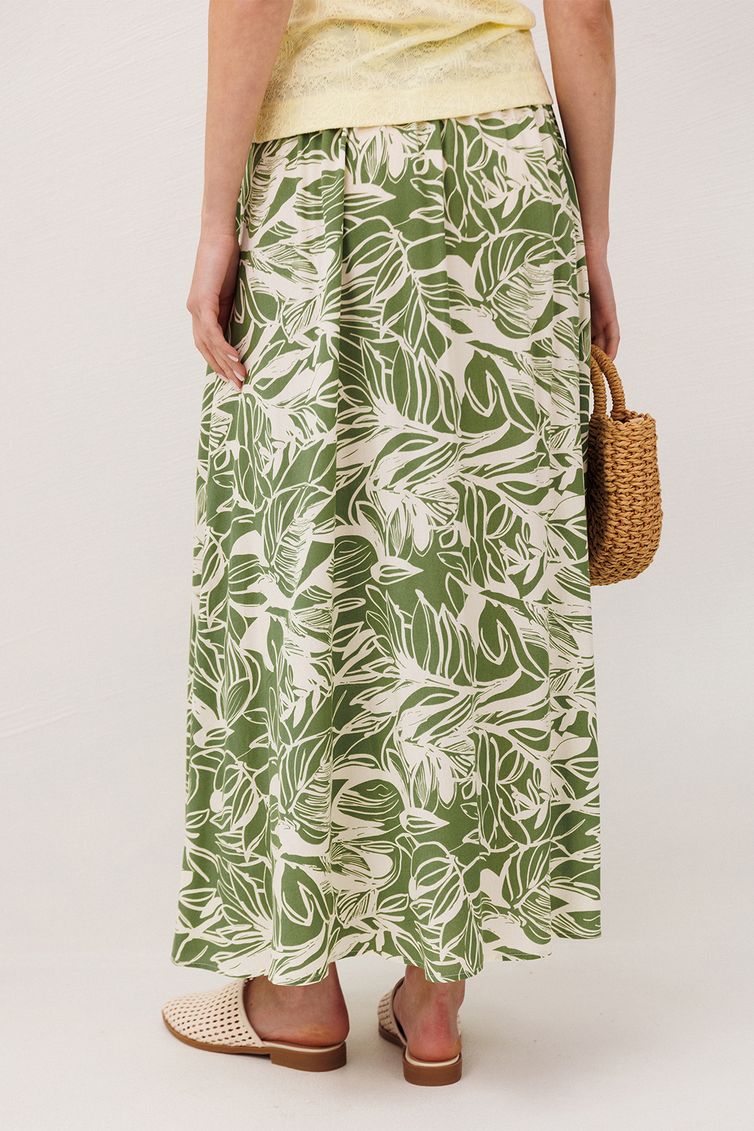 Юбка Buter New арт. 3342 принт листья