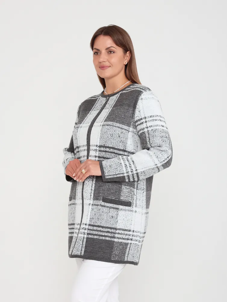 Sweter BONADI #2243 seryj