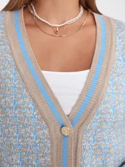 Sweter BONADI #2232 goluboj