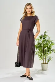 Платье Ava fashion арт. М-199 баклажановый