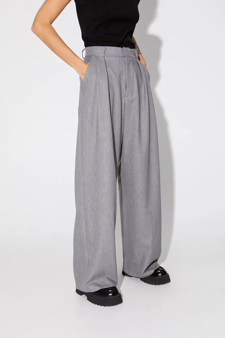 Spodnie Pirs #4885 seryj