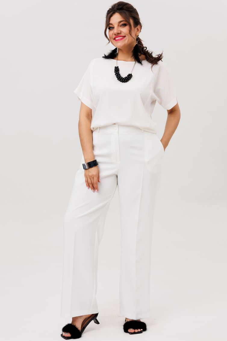 Брюки Anelli Laurel арт. 1540.1 молочный пунш