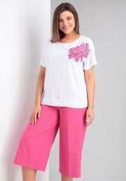 Комплект Vilena-fashion арт. 813 белый+фуксия