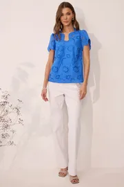 Bluzka Lyushe #4111 Bluza vasilek