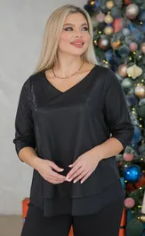 Блузка NOVITA 1381 черный