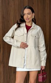 Рубашка PRATA wear S022 молочный