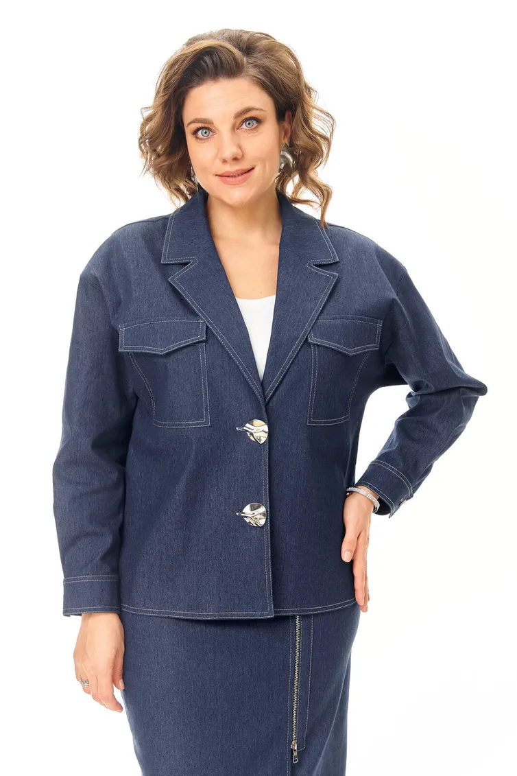 Garnitur VI ORO #VR-1245 denim