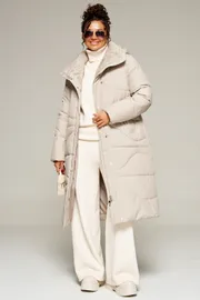Coat Beautiful & Free #8012 kremovyj
