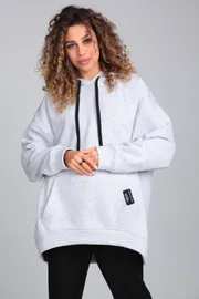 Bluza Z Kapturem BLISS #2070 seryj
