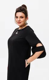 Sukienka Anelli Laurel 1447 chernyj