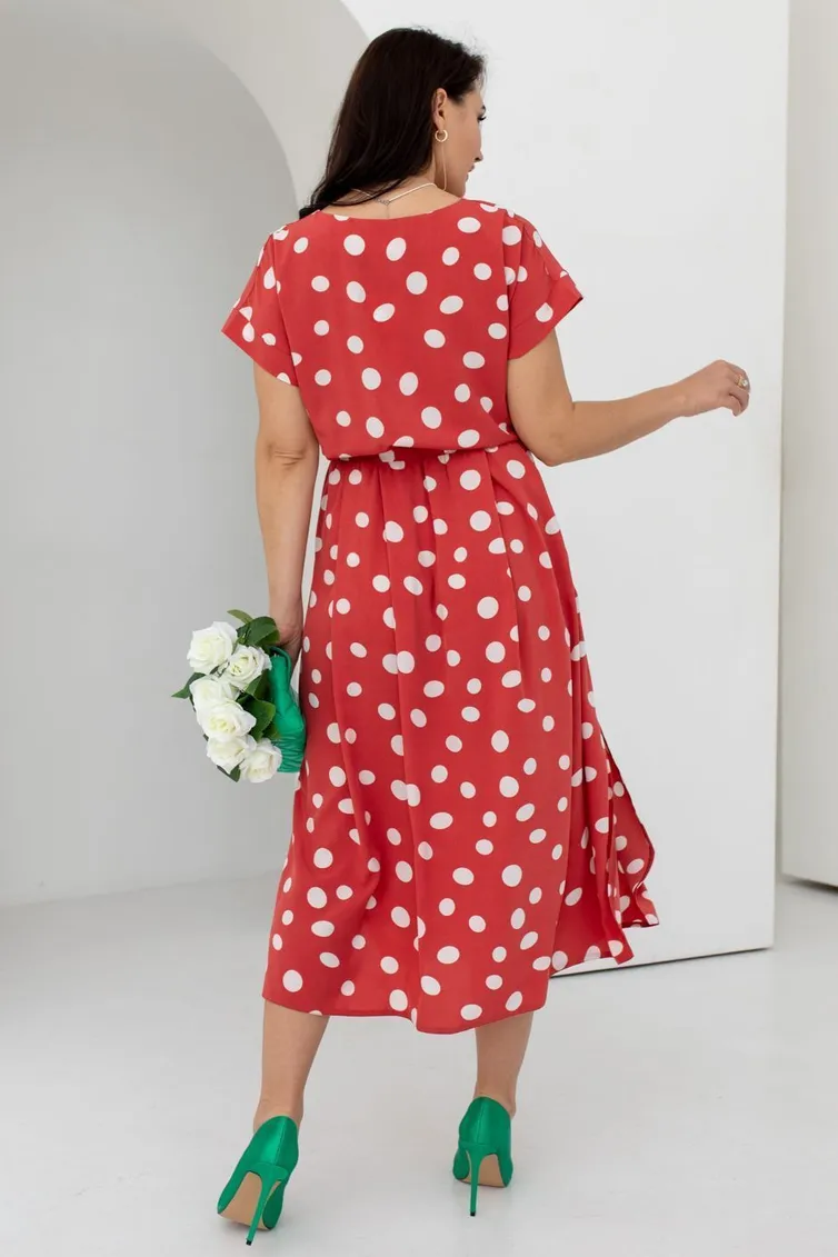 Dress TOOK A LOOK & Angelika #A-229 rozovaya glina