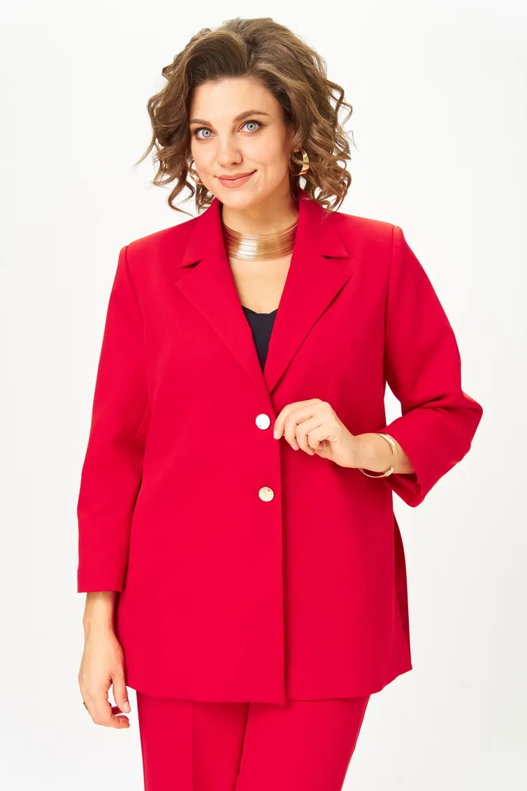 Suit Vilena-fashion #1094 krasnyj