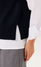Waistcoat Romgil RV0505-ShE5 temno-sinij