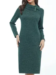 Sukienka DS Trend #P-4885 (Utonchennaya elegantnost, grin)