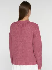 Sweter Newvay #7242-14128 t.pudra