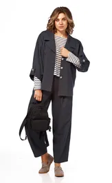 Suit Ольга Стиль S1044 temno-sinij