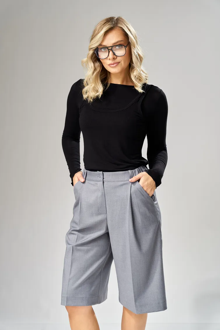 Trousers Ava fashion #M-241 seryj