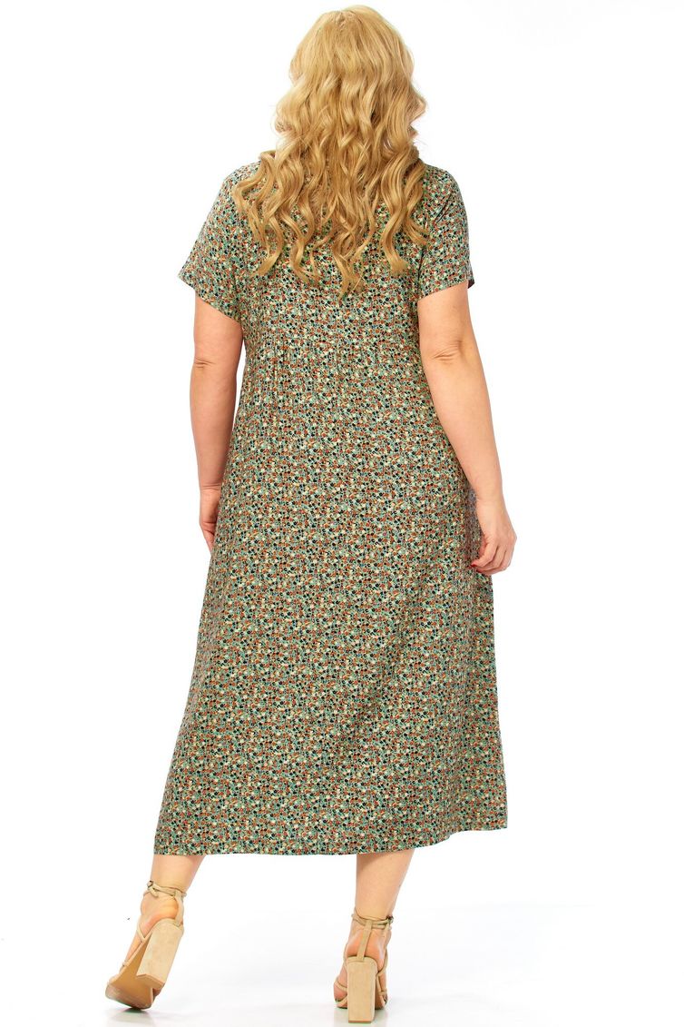 Dress LadyThreeStars #2682 myatnyj print