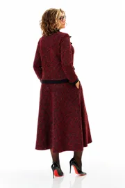 Garnitur Anastasia #1401 bordo
