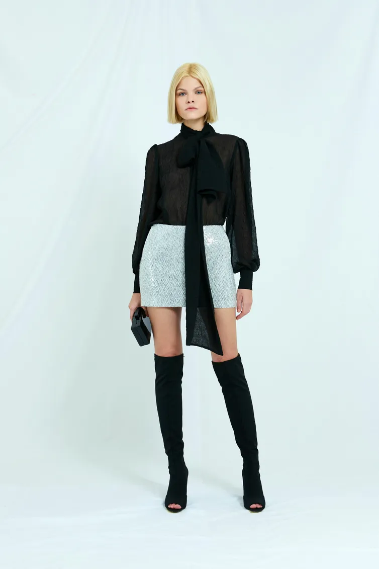 Bluzka Elema #2K-863 chyornyj 170